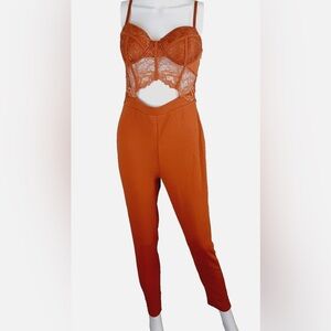 Women’s Blashe Los Angeles BLACK Lace Cutout Jumpsuit